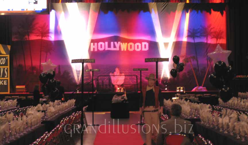 Hollywood oscar night celebration decorations