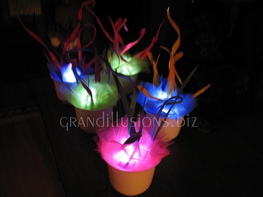 glowing centerpieces decorations